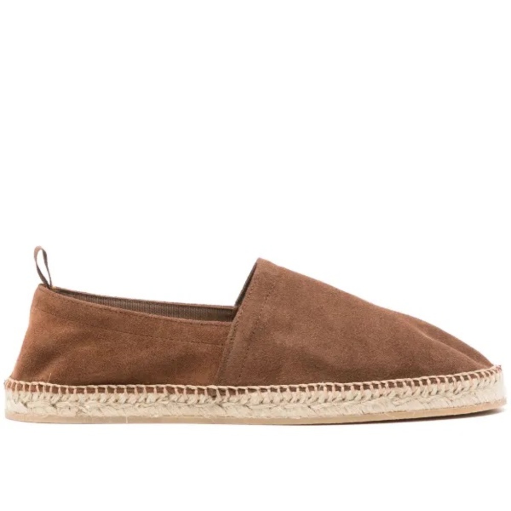 Scarosso Espadrille Tan Suede Leather
